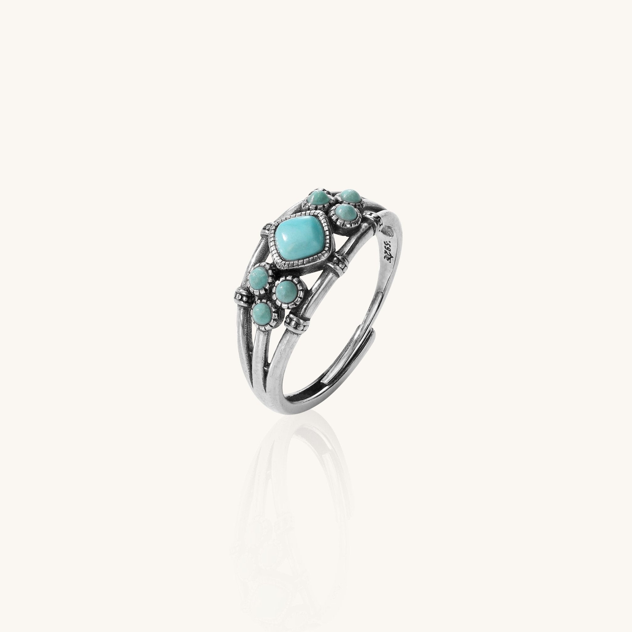 Misty Valley Turquoise Ring - Muditalume.online store